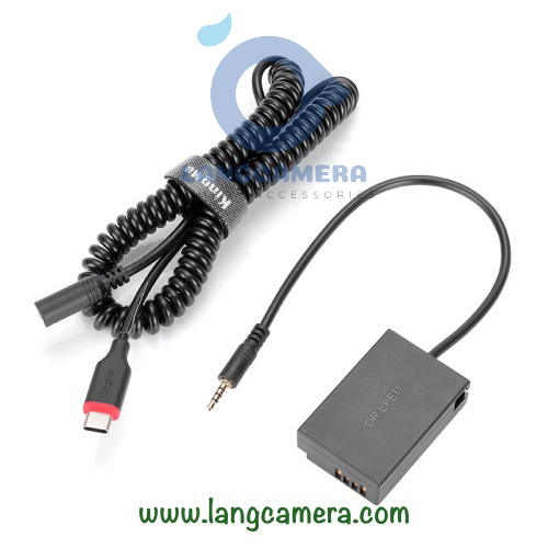 Pin Ảo Dummy Battery Canon LP-E17 Cổng Type C - Hiệu Kingma