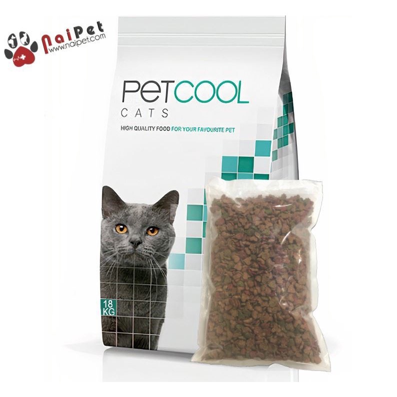 Thức Ăn Hạt Cho Mèo Trưởng Thành Petcool Cats túi tiết kiệm-1kg