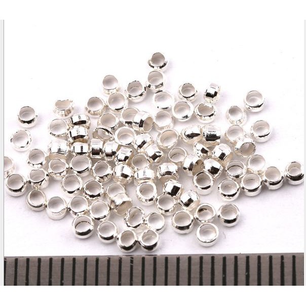 Gói 5gam chốt kẹp bi 2/2.5/3mm chặn hạt cườm bằng đồng