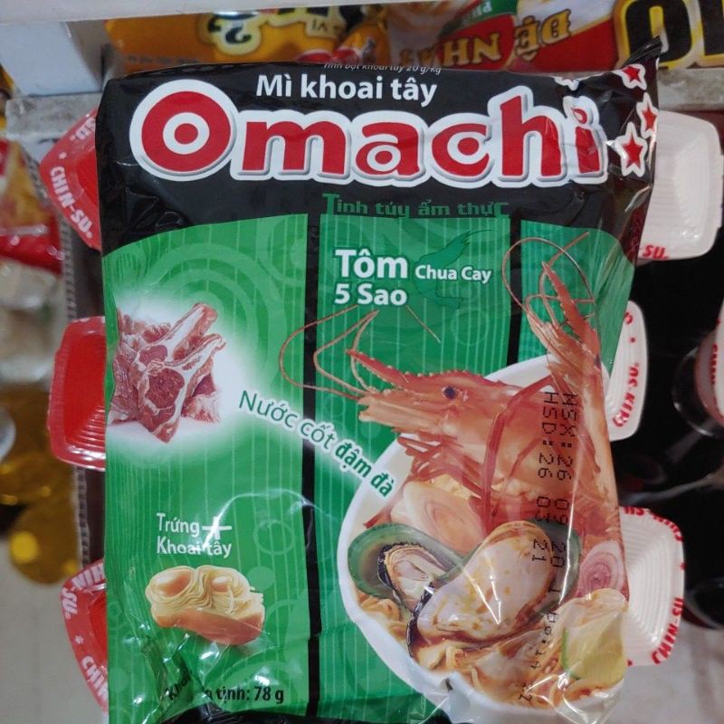 Mì Omachi Sợi khoai tây gói 82g
