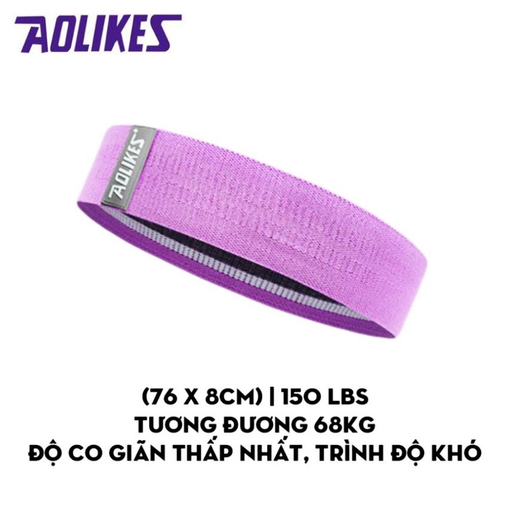 Dây Đàn Hồi Kháng Lực Tập Mông Chân Đùi Cao Cấp Chính Hãng Aolikes RB3604