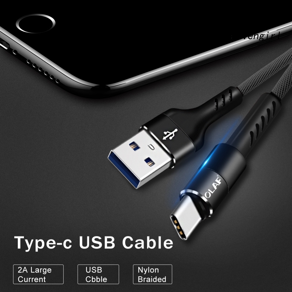 Cáp Sạc Nhanh Sev-Olaf 2a Micro-Usb Type-C Cho Điện Thoại Android