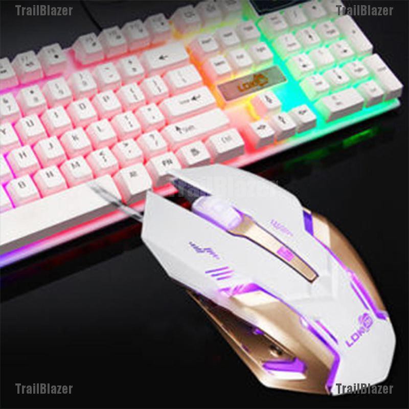 Bàn Phím Chơi Game Gắn Đèn Led Nhiều Màu Sáng Tạo