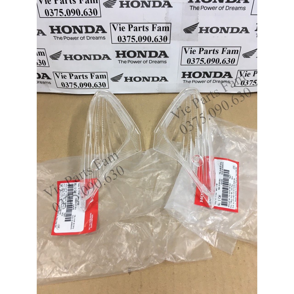 Cặp nắp chụp xi nhan sau Vision đời đầu 2011-2012-2013 , hàng din Honda mới 100%