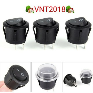 Set 5 Công tắc ON/OFF phi 16mm có nắp chống nước