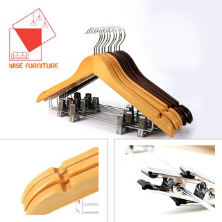 Móc Kẹp Treo Quần Áo gỗ, Méo Kẹp Quần.