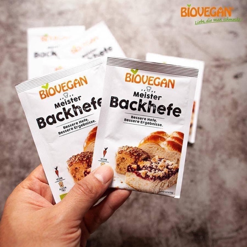 Men nở hữu cơ BioVegan cao cấp cho công thức làm các loại bánh thơm ngon (túi 7g)