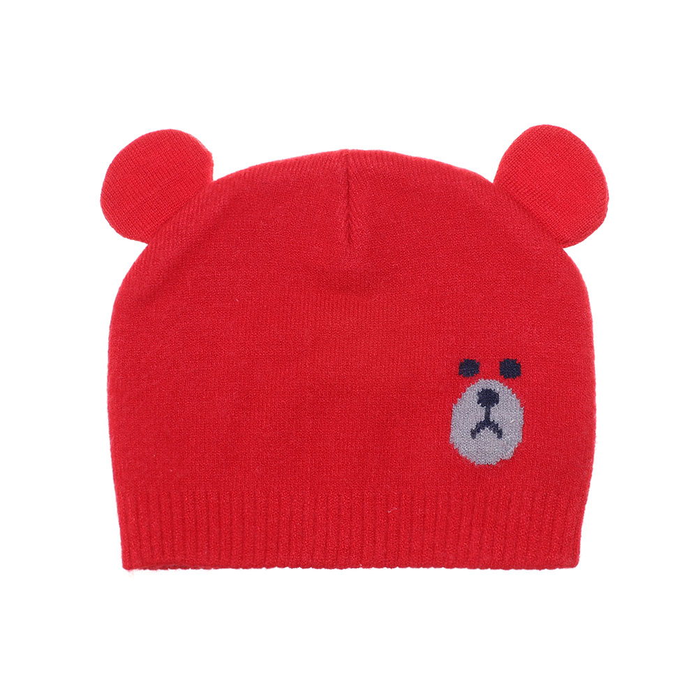 Mũ Beanie Dệt Kim Mềm Mại Dày Dặn Giữ Ấm Mùa Đông In Họa Tiết Hoạt Hình Nhiều Màu Sắc Cho Bé Trai / Gái