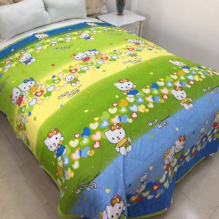 Chăn hè cotton happiness - cotton lụa cao cấp