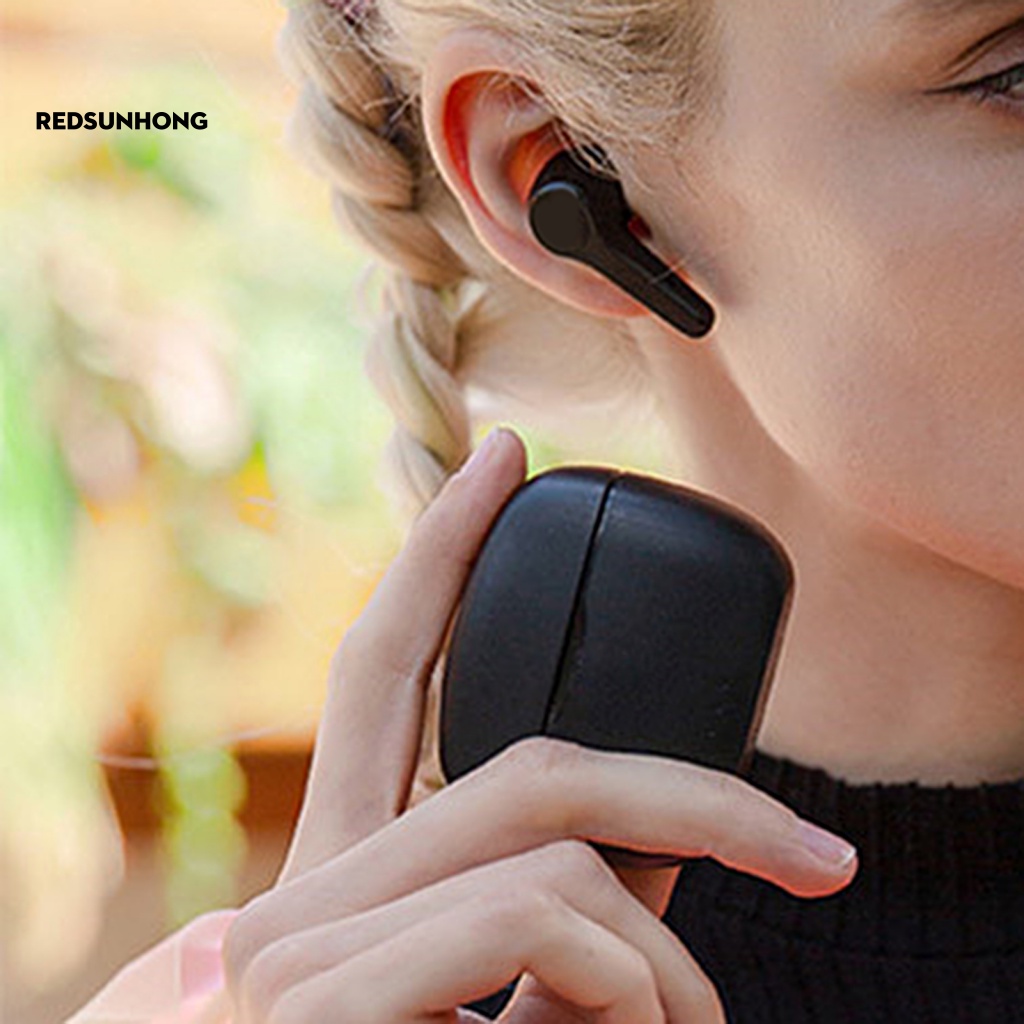 Tai Nghe Chơi Game Không Dây Bluetooth 5.0 Mini Cảm Ứng Âm Thanh Nổi Dùng Khi Chạy Bộ