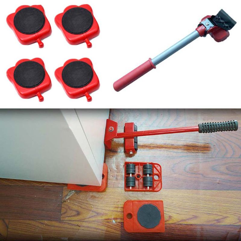 Thanh Lăn Nâng Đồ Nội Thất 4 Bánh Chuyên Dụng