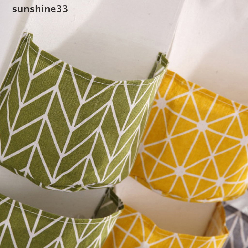 Túi Treo Tường 3 Ngăn Đựng Đồ Chơi / Mỹ Phẩm / Đồ Dùng Tiện Dụng