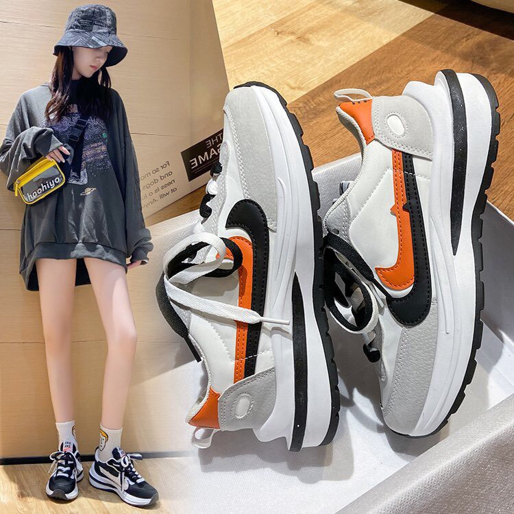 Giày thể thao sneaker nữ phối màu Hottrend (Fullbox)