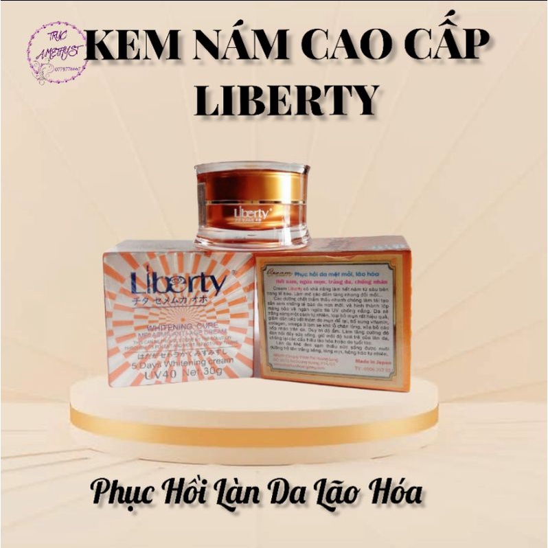 KEM NGỪA NÁM TRẮNG DA LIBERTY PHỤC HỒI LÀN DA LÃO HÓA