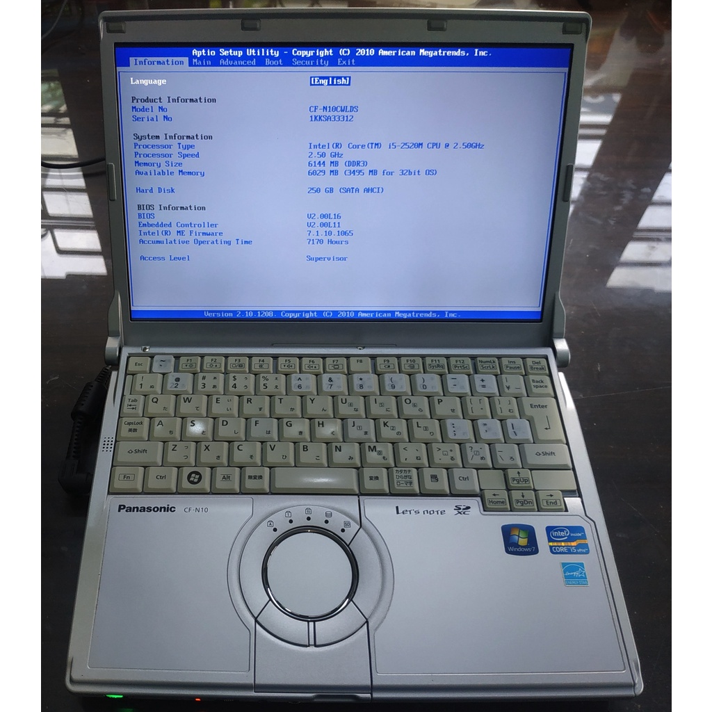 Laptop Panasonic CF-N10