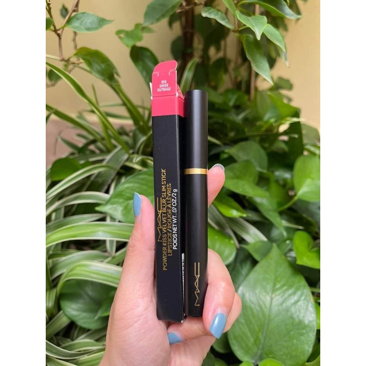 Son thỏi MAC powder kiss velvet blur slim stick