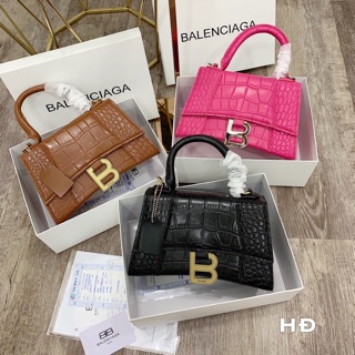 Túi chữ B da rắn sz 23