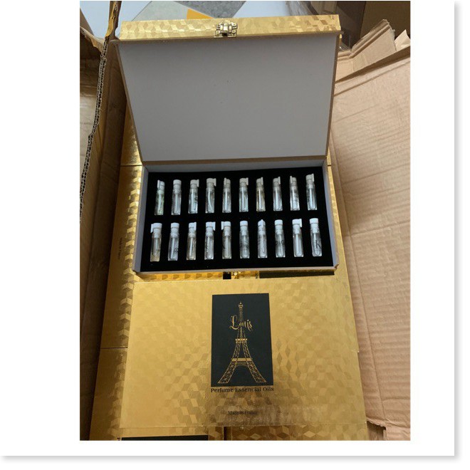 [ giá sỉ tại kho] Hộp test nước hoa vàng 20 chai mini | BigBuy360 - bigbuy360.vn
