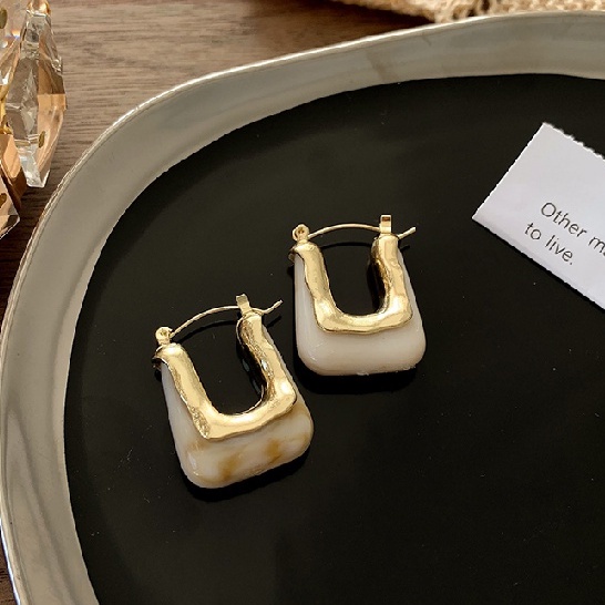 Bông tai kim loại kiểu dáng tùy chọn phong cách vintage thời trang