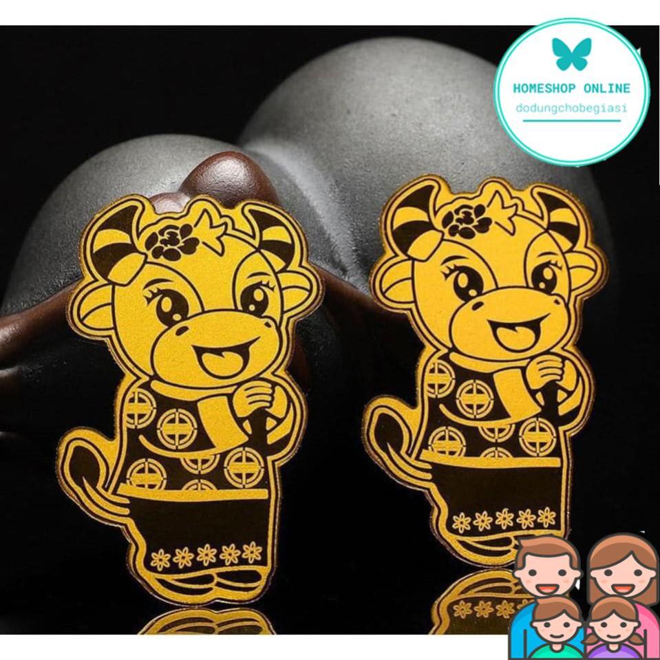 QUÀ TẶNG HOME SHOP ONLINE Hổ Thần Tài Để Ốp Điện Thoại, Ví Tiền Tài rước lộc may mắn cát tường