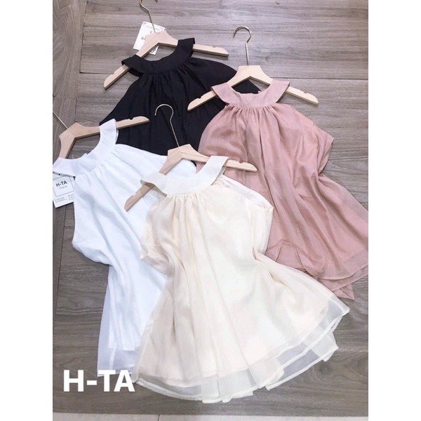 HÀNG SẴN] ÁO YẾM VOAN TƠ 2 lớp kèm dây thắt tiểu thư hàng thiết kế mềm mịn