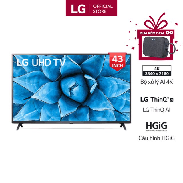 Smart Tivi LG 43 Inch UHD 4K 43UN7300PTC - Model 2020 - Miễn phí lắp đặt | BigBuy360 - bigbuy360.vn