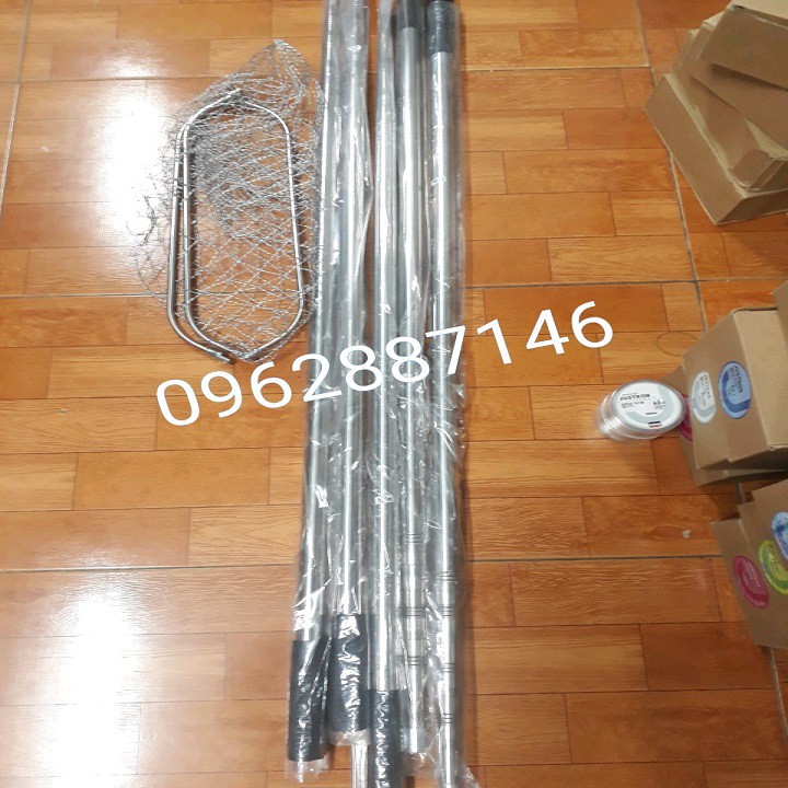 Vợt câu cá thái lan inox 2m1