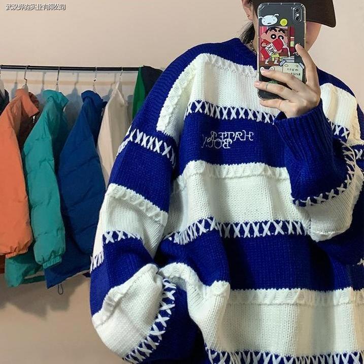 Áo len tay dài cổ tròn thời trang cho nam