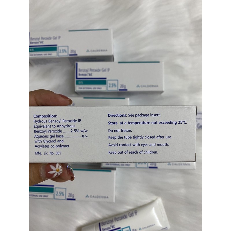 Benzoỳl Peroxìde Gel 2.5% & 5% loại bỏ các loại mụn | BigBuy360 - bigbuy360.vn