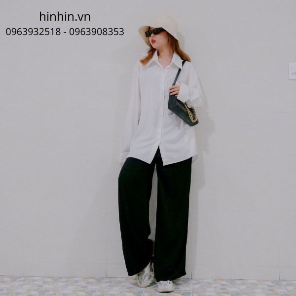 Áo sơ mi form rộng HAF05 Hỉn Hỉn store