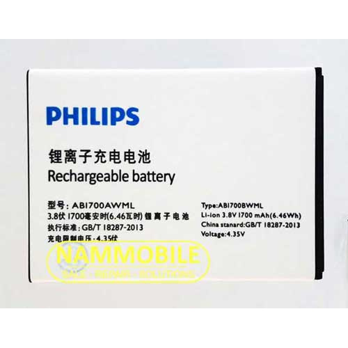 Pin Philips S388 AB1700BWML 1700mAh Zin chính hãng