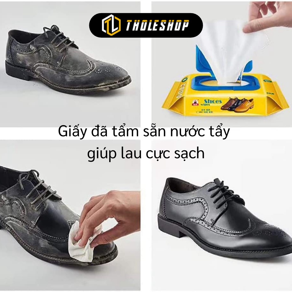 Khăn Ướt Lau Giày GIGAHOME Gói 12 Miếng Khăn Lau Giày Sneaker, Balo, Túi Xách Cực Sạch 9401