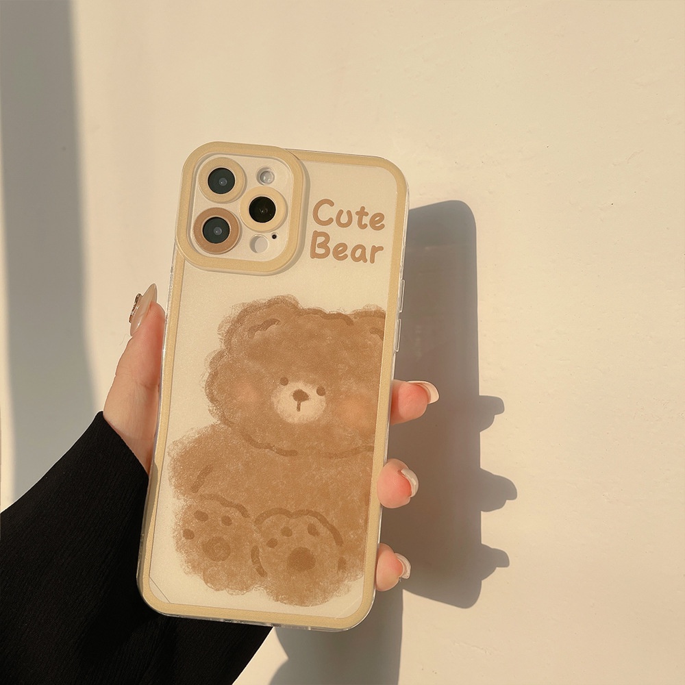 Ốp lưng iphone Cute Bear 7plus/8plus/x/xs/xs max/11/11promax/12pro/12promax