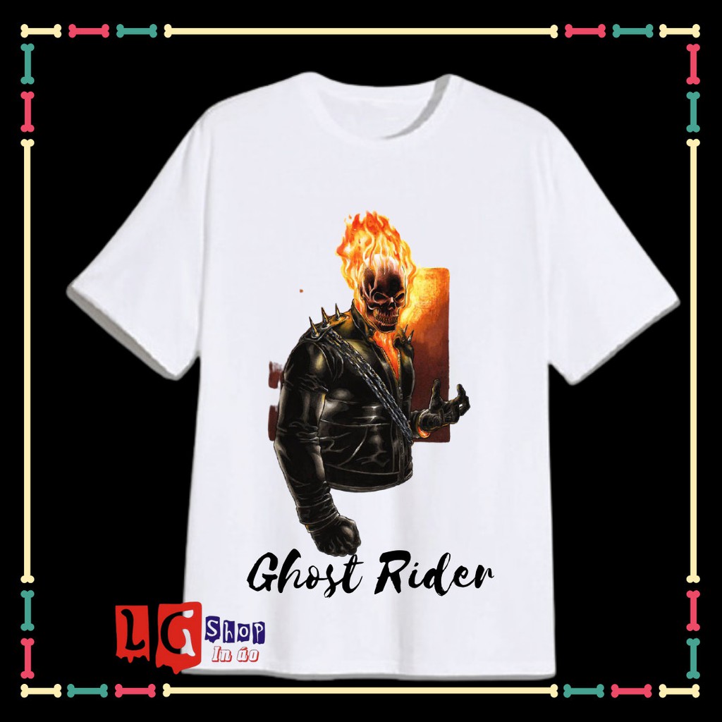 ÁO THUN XỊN XÒ CHO BÉ TRAI IN HÌNH MA TỐC ĐỘ - GHOST RIDER