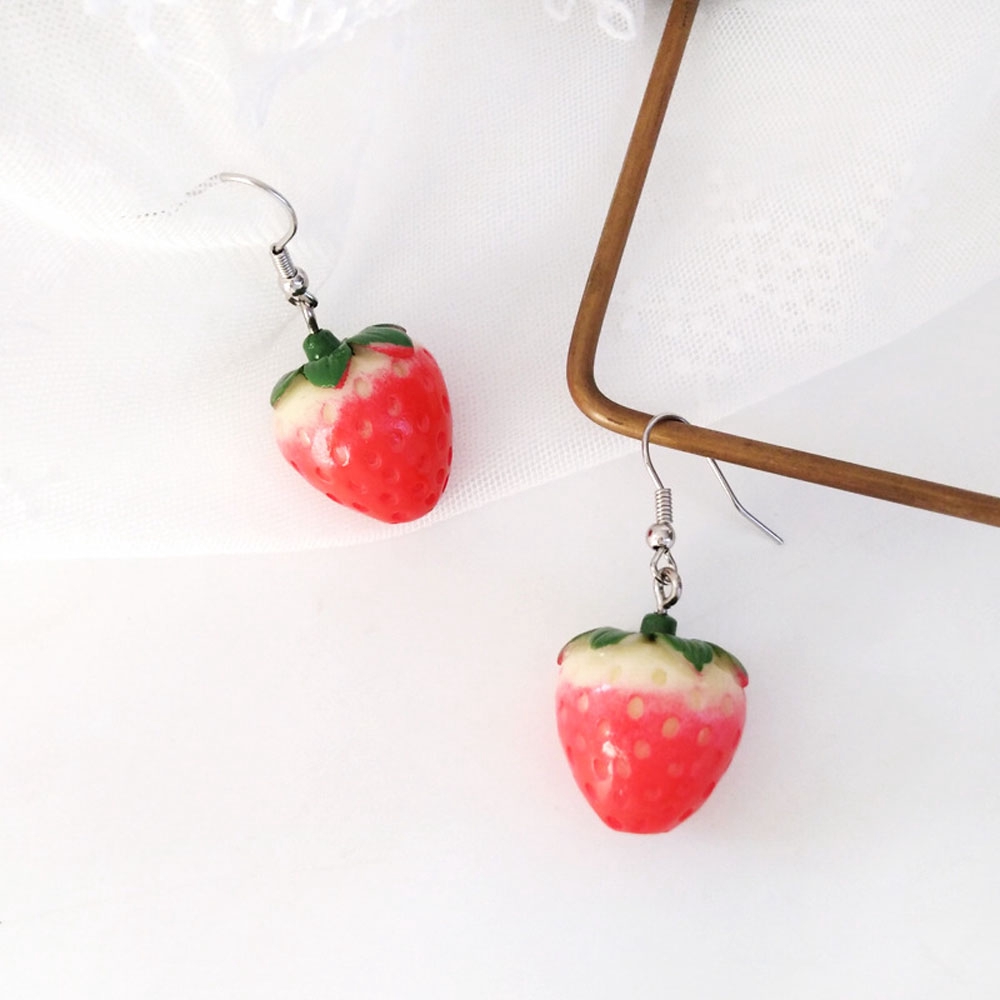 Khuyên tai kiểu trái dâu thời trang dành cho nữ