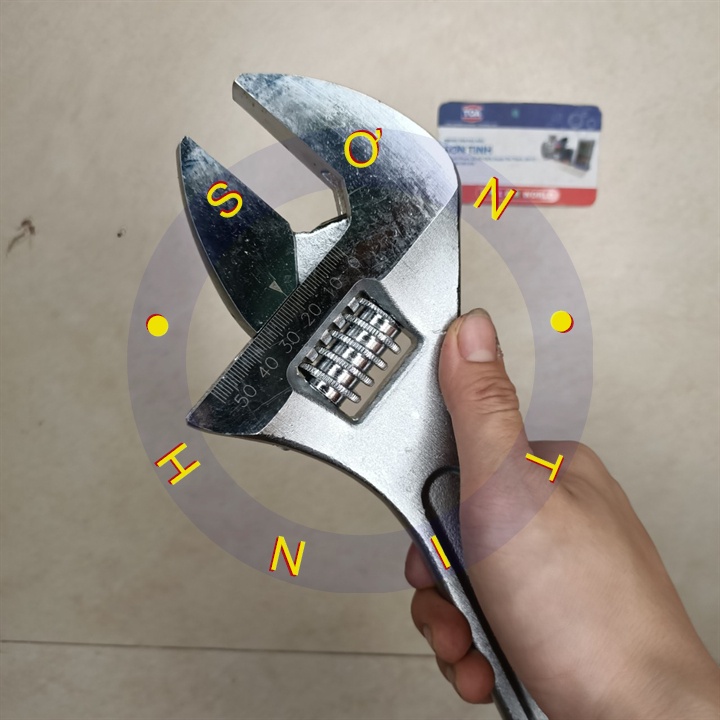 MỎ LẾT CÁN TRƠN 450mm,18'' TOLSEN 15006