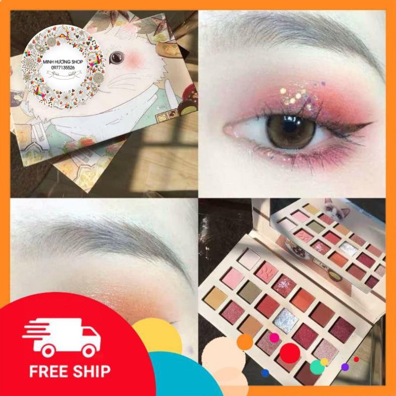 Bảng Phấn Mắt MUGE LEEN 18 Màu Cao Cấp