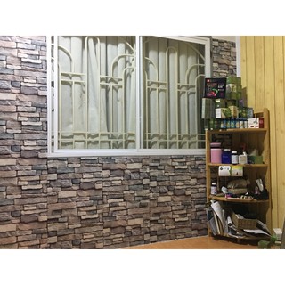 Giấy dán tường giả gạch (decan dán tường giả gạch)