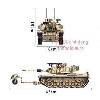 Lắp ráp 632004 : Xe tank parameter M60 1753 mảnh