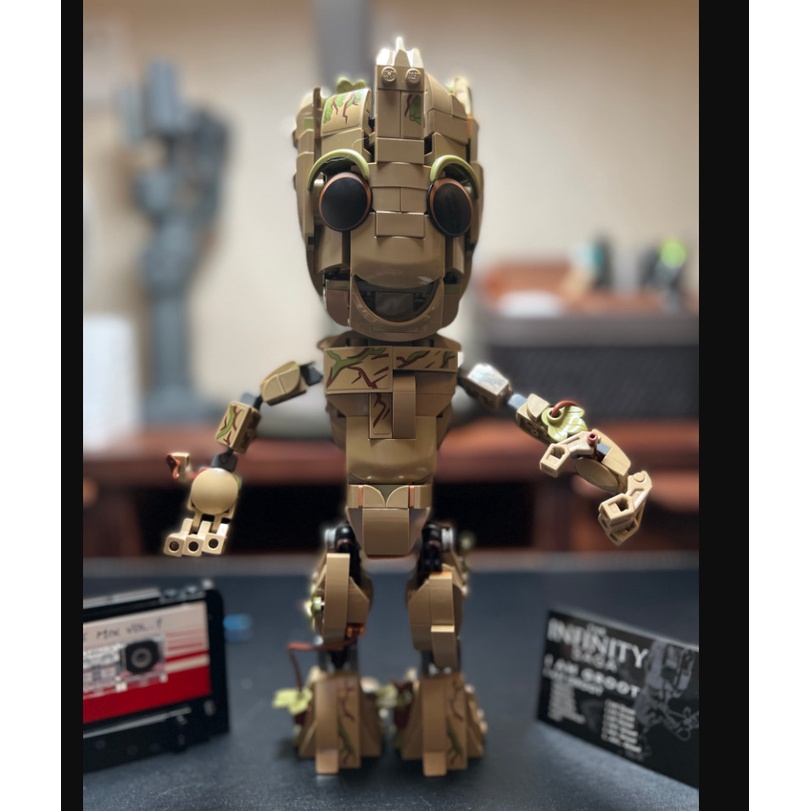 Đồ chơi lắp ráp mô hình marver super heroes guardians 2014 nhân vật Groot