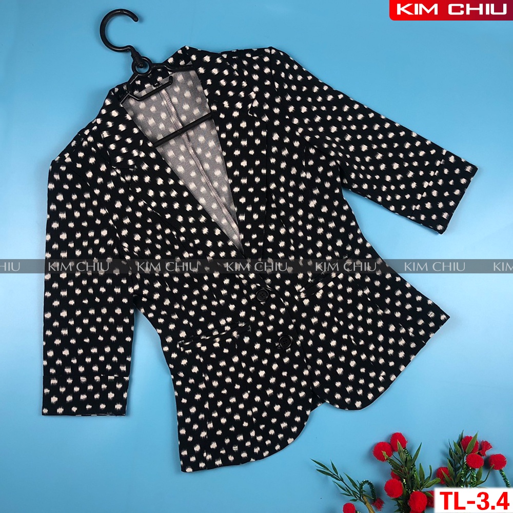 Áo Vest Nữ Công Sở Kim Chiu Cao Cấp Tay Lỡ Form Đẹp [ĐỔI TRẢ THOẢI MÁI] VTL-3.4