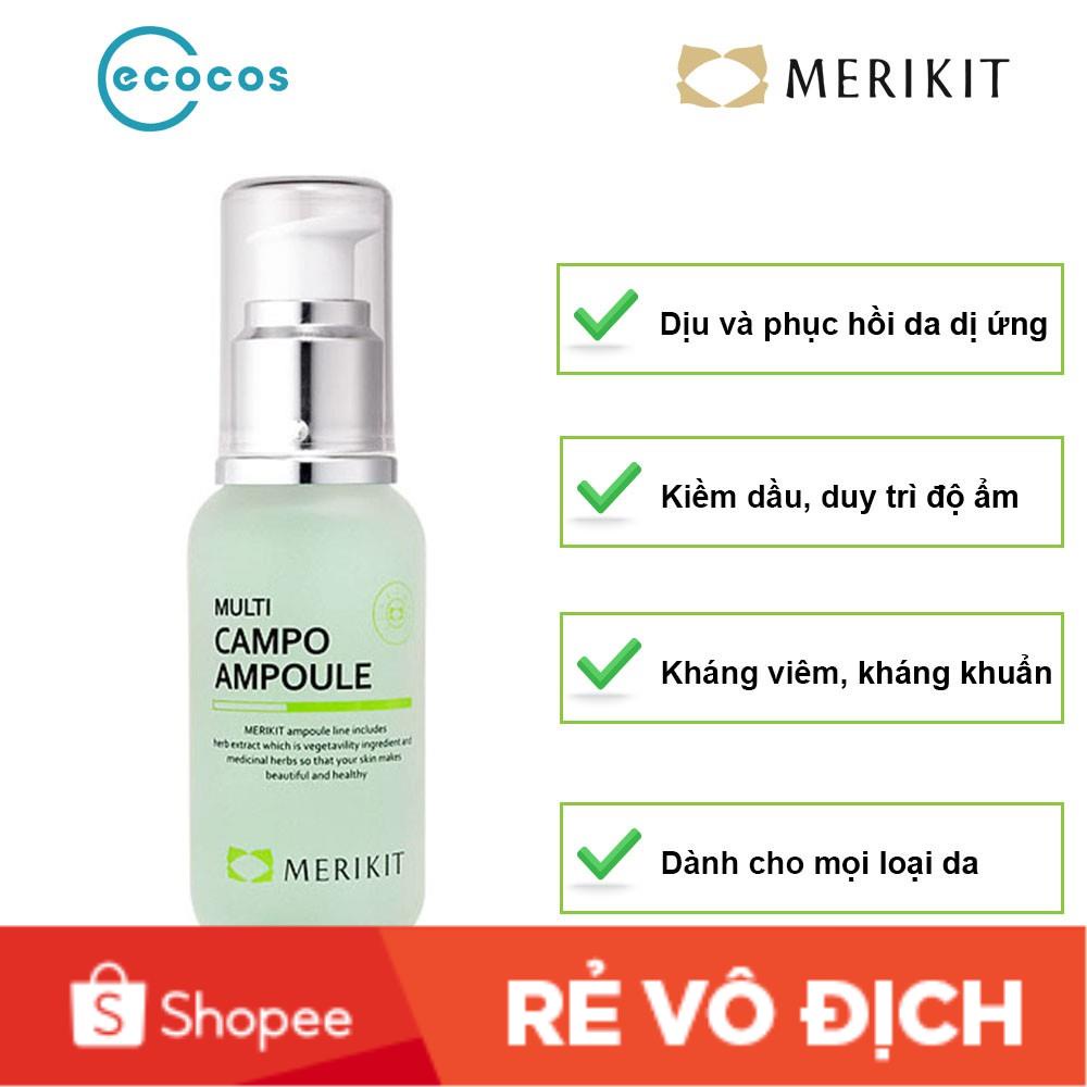 [FOLLOW GIẢM 20K] Tinh chất dưỡng da nhạy cảm, da bị dị ứng, tổn thương - Merikit Multi Campo Ampoule Hàn Quốc