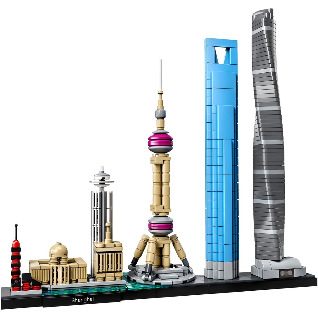 Xếp Hình Kì Quan 21039 Leji 85013 Architecture Shanghai - Kiến trúc thành phố Thượng Hải 597 Mảnh