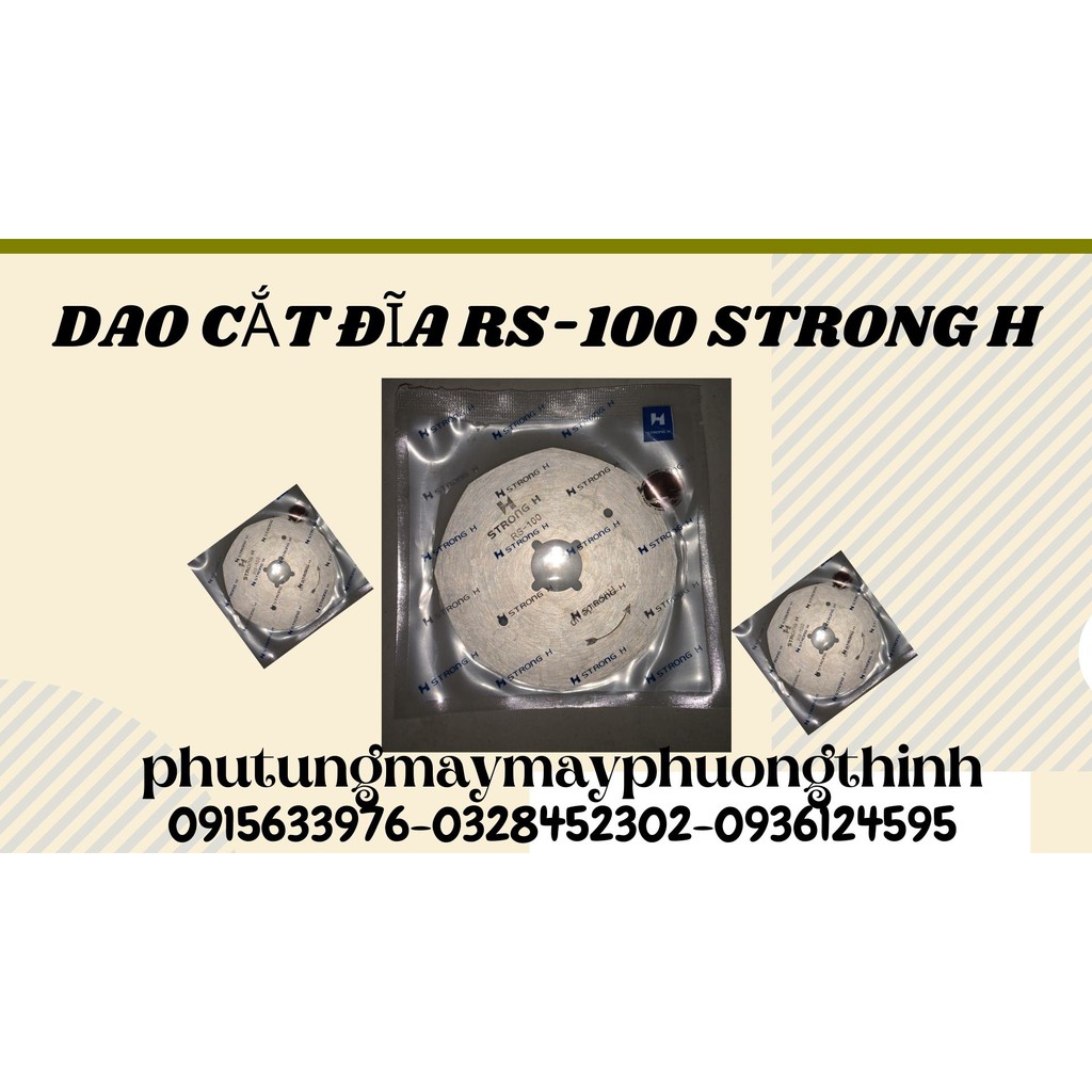DAO CẮT ĐĨA RS-100 STRONG H