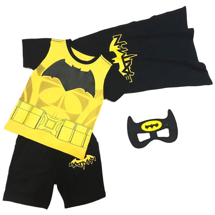 QUẦN ÁO NGƯỜI DƠI BAT-MAN - TẶNG KÈM TÀ BAY VÀ MẶT NẠ