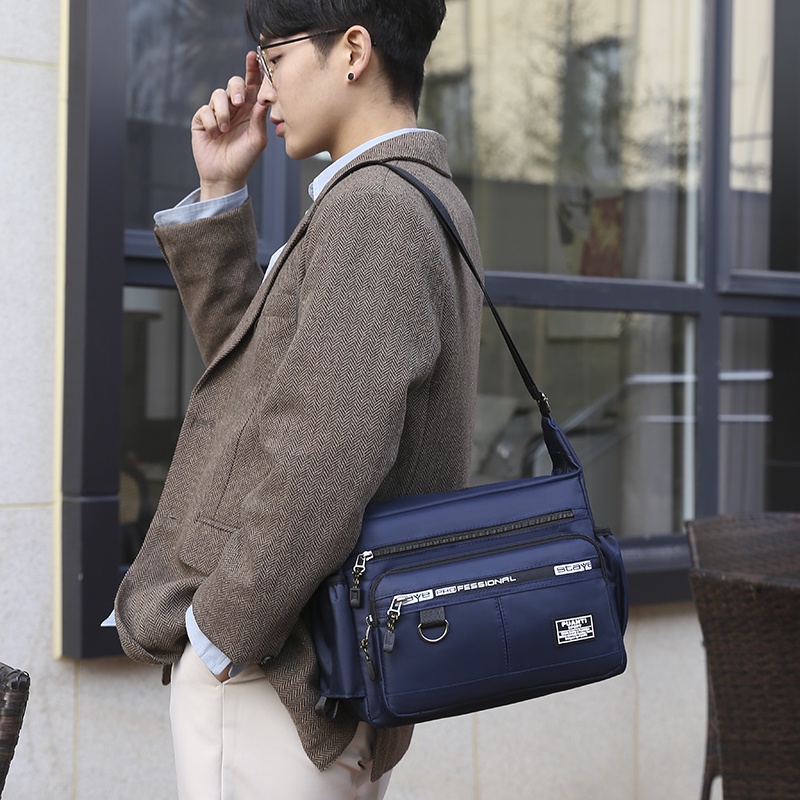 Túi Đeo Chéo Vai Dung Tích Lớn Chống Thấm Nước Cho Nam