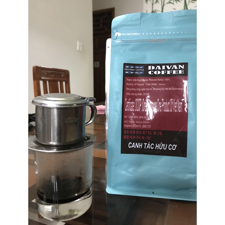 CÀ PHÊ SẠCH ROBUSTA HONEY  HẠN CHẾ ẢNH HƯỞNG TIM MẠCH- DAVAN COFFEE | BigBuy360 - bigbuy360.vn