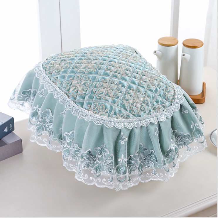 Vỏ Bọc Nồi Cơm Điện Bằng Vải Ren Hình Oval Đa Năng Chống Bụi Life-365