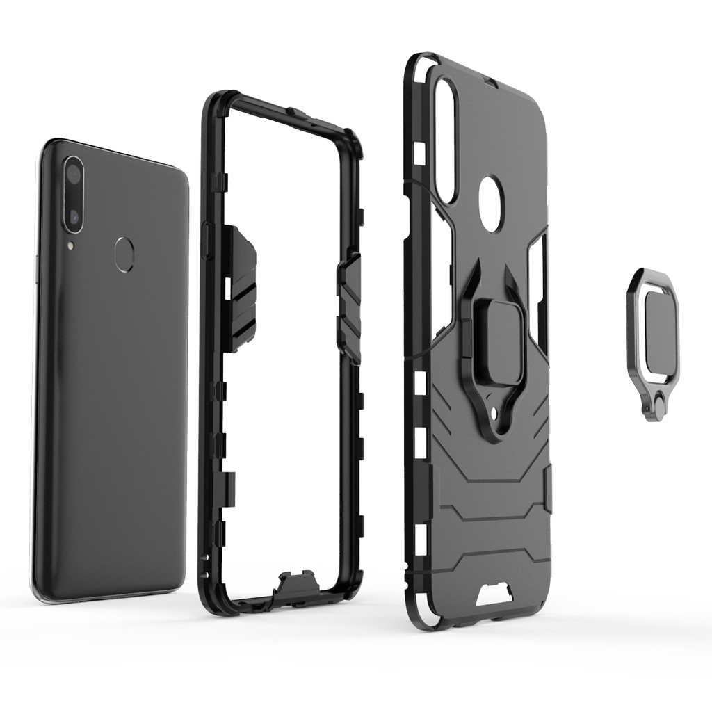 Ốp lưng Samsung Galaxy A20s Iron Man Iring cao cấp chống sốc chống va đập mạnh giá đỡ xem phim 1 1