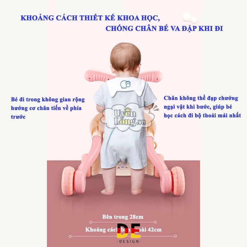 Xe tập đi giá rẻ 4 bánh đa năng , xe tập đi có nhạc cao cấp cho bé .